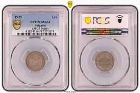 1925 Lev KM-37 Poissy MS64