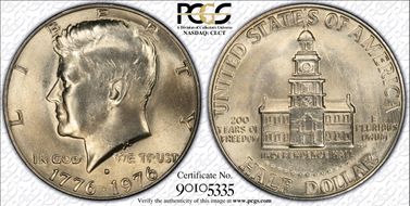 1976-D 50C Clad MS67