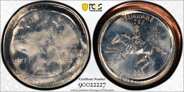 1999-P 25C Delaware MS66