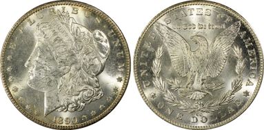 1890-CC $1 MS63