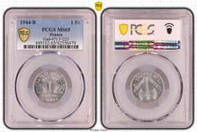 1944-B 1 Fr Gad-471 F-223 MS65