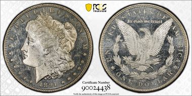 1891-CC $1 MS63DMPL