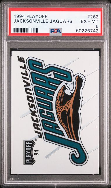 1994 Playoff 262 Jacksonville Jaguars – PSA EX-MT 6 on Goldin Auctions