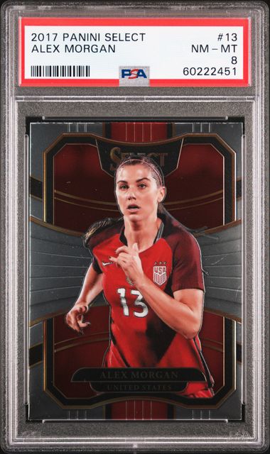 2017 Panini Select 13 Alex Morgan – PSA NM-MT 8 on Goldin Auctions