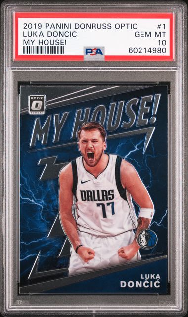 2019 Panini Donruss Optic My House! 1 Luka Doncic – PSA GEM MT 10