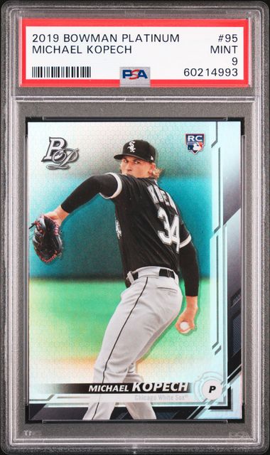 WHITE SOX MICHAEL KOPECH 2019 BOWMAN PLATINUM #95 ROOKIE CARD RC