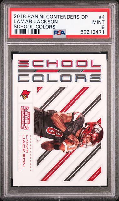 2018 Panini Contenders Draft Picks School Colors #4 Lamar Jackson