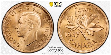 1937 1C Matte SP65+ RD