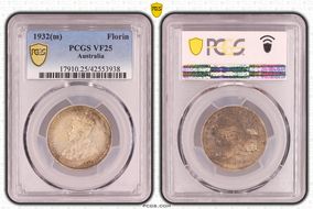 1932(m) Florin KM-27  Ag VF25