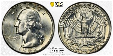 1963 25C DDO, FS-101 MS65