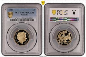 2017 $1 PR70DCAM