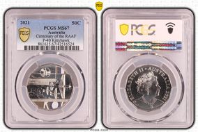 2021 50C Centenary of the RAAF P-40 Kittyhawk MS67