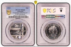 2021 50C Centenary of the RAAF P-40 Kittyhawk MS68