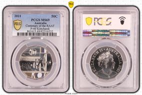 2021 50C Centenary of the RAAF P-40 Kittyhawk MS69