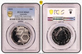 2015 50C RAM 50th Anniversary MS69