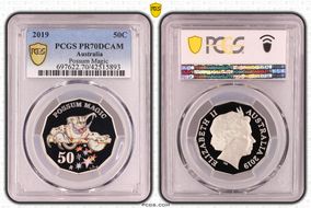 2019 50C Possum Magic Colorized PR70DCAM