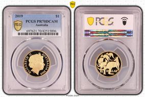 2019 $1 PR70DCAM