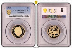 2019 $1 PR69DCAM