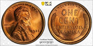 1925 1C MS67RD