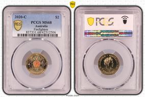 2020-C $2 Firefighters Colorized MS68