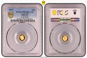 2012 20C Platypus 0.5g Gold PR70DCAM