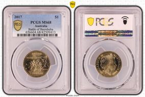 2017 $1 Battle of Beersheba MS68