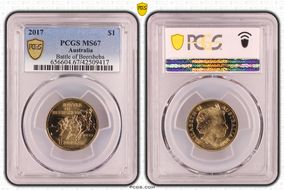 2017 $1 Battle of Beersheba MS67