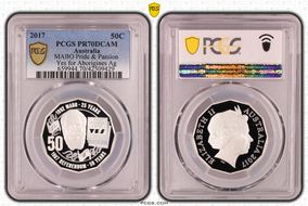 2017 50C MABO Pride & Passion Yes for Aboriginals Ag PR70DCAM