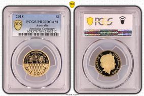 2018 $1 Armistice Centenary PR70DCAM
