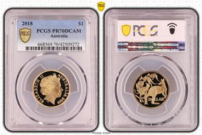 2018 $1 PR70DCAM