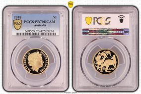2018 $1 PR70DCAM