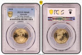2018 $1 Sir John Monash MS68