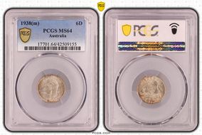 1938(m) 6D MS64