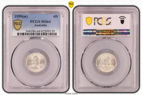 1959(m) 6D MS64