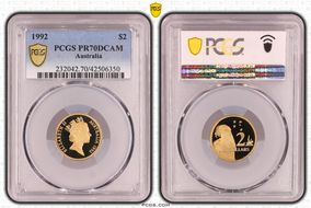 1992 $2 PR70DCAM