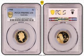 1988 $2 PR69DCAM