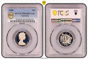 1980 10C PR69DCAM