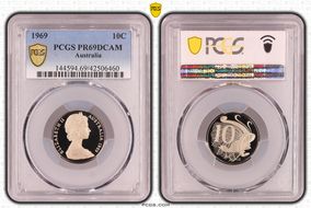 1969 10C PR69DCAM