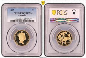 1987 $1 PR69DCAM