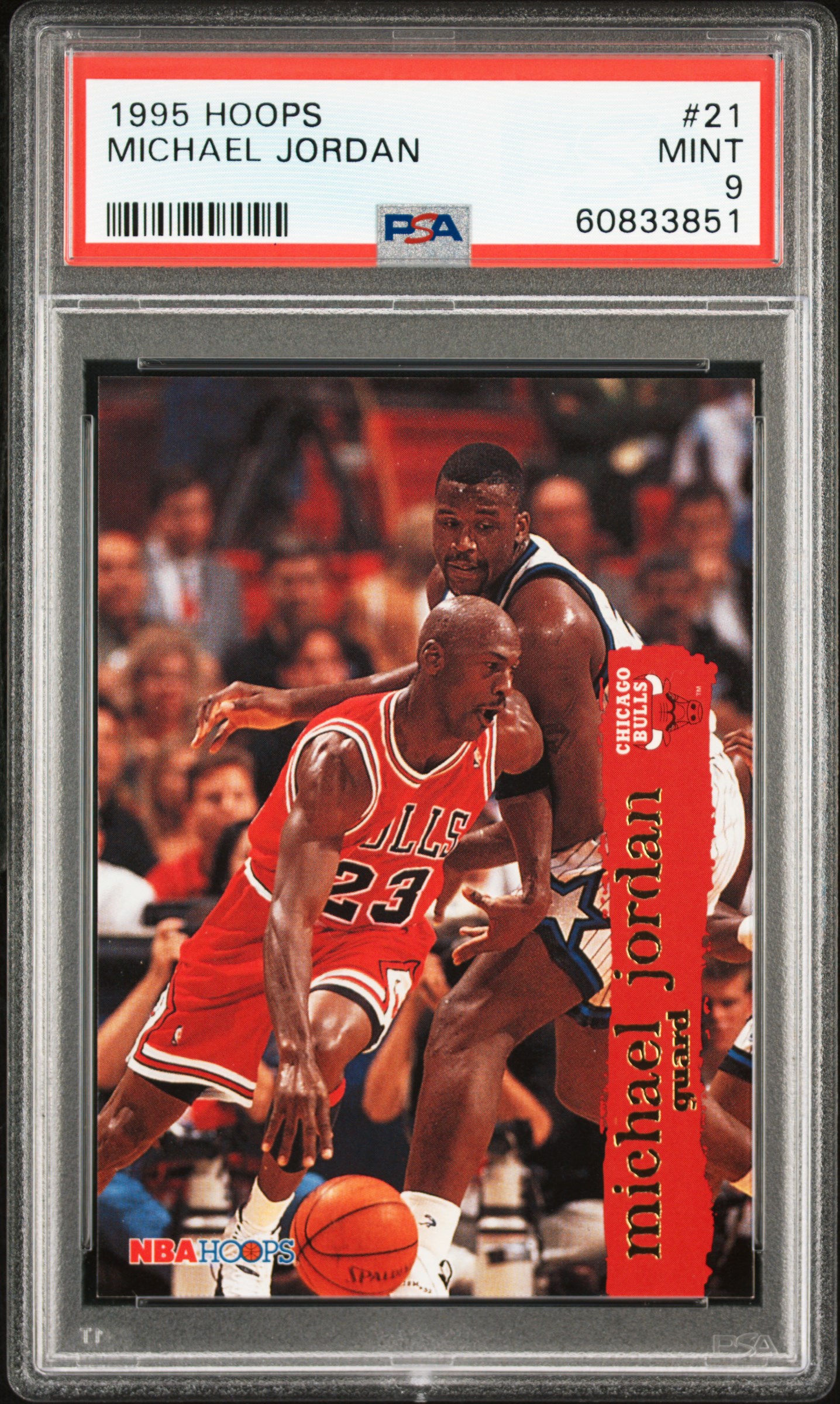 1995 Hoops 21 Michael Jordan PSA 9
