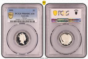 1991 2C Silver PR69DCAM