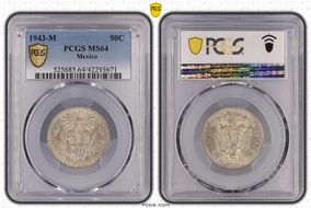 1943-M 50C MS64