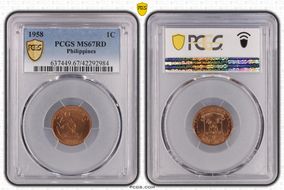 1958 1C MS67RD