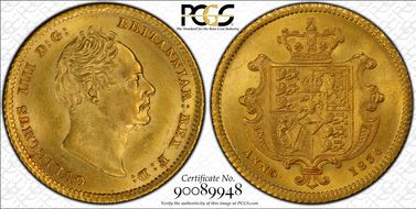 1836 1/2 Sov S-3831 MS64