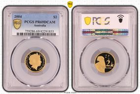 2004 $2 PR69DCAM