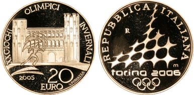 2005-R € 20 Porte Palatine PR69