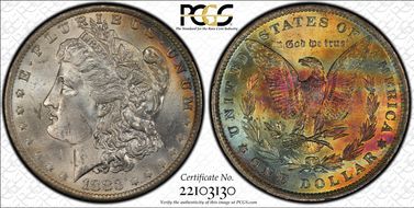 1883-O $1 MS62
