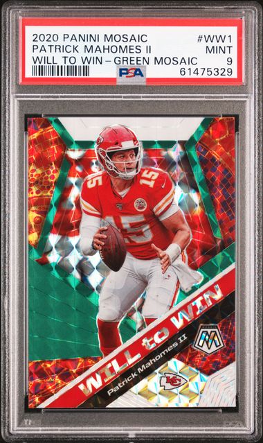 Patrick Mahomes II 2021 Panini Mosaic Series Mint Card #221