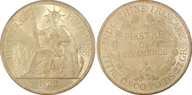 1922-H Piastre Lec-299 MS63