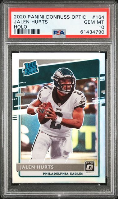 2020 Panini Score 394 Jalen Hurts Rookie Card – PSA MINT 9 on Goldin  Auctions